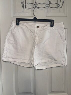 a.n.a White Cotton Blend Women's Bermudas